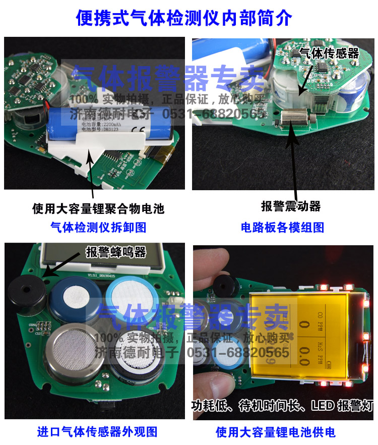 便攜式可燃有毒氣體檢測儀